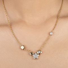 FURLA(フルラ) |FURLA FURLA SPARKLING STARS NECKLACE / フルラ フルラスパークリングスターズネックレス