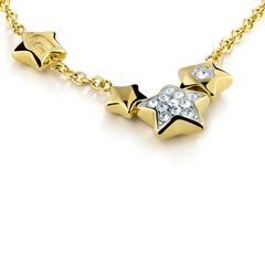 FURLA(フルラ) |FURLA FURLA SPARKLING STARS NECKLACE / フルラ フルラスパークリングスターズネックレス