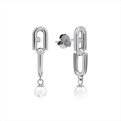 FURLA(フルラ) |FURLA FURLA CHAINED LOGO EARRING / フルラ フルラチェーンロゴイヤリング